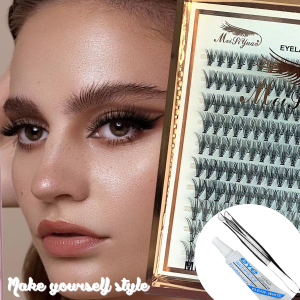 10 rows of large-capacity self-grafting false eyelashes pure wild and pure lust a variety of combinations with eyelashes