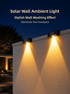 XLYS | Solar Waterproof Outdoor Lighting Decorative Wall Light