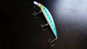 6PCS 13cm/36g Sinking Minnow Lure 3D Eyes Artifical Lure Buzz Bait 6 Colors Fishing Bait