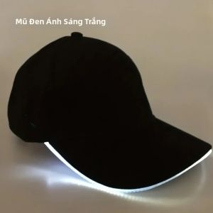 Mũ Bóng Chày LED Phát Sáng Sọc Neon Rực Rỡ Mũ Tiệc Tùng Phát Sáng Dành Cho Nữ Nam Phụ Kiện Biểu Diễn Sân Khấu Quán Bar Hip-hop