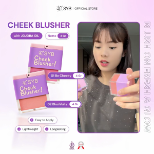 SYB Cheek Blush Blusher - Blush On Fresh and Glow - Syb Blush On - Virgo Shoop