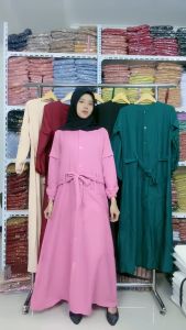 BAJU GAMIS DINAR MAXY M L XL