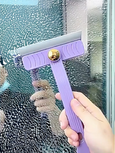 3 in 1 360 Degree Rotating Crevice Cleaning Brush Bath Cleaner Corner BrushBathroom Toilet BrushBathroom Brush Floor CleaningWindow Cleaning Brush Glass Wiper