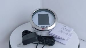 Universal 85mm TFT Screen Digital GPS Speedometer Odometer Trip COG Voltmeter 9-32V with GPS Antenna for Car Ship