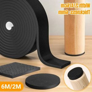 2/4/6M Furniture Leg Pads EVA Self-Adhesive Wear Sofa Furnitur Mute Protectors DIY Anti-slip Floor Protect Table Chair Leg Mat