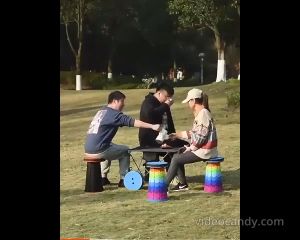 HAIRperone Folding Telescopic Stool - Portable Adjustable Height Chair for Outdoor Travel Camping便携折叠伸缩凳