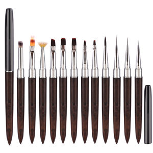 1 Móng Tay Nghệ Thuật Bộ Bàn Chải Acrylic Gel UV Lót Móng Tay Bàn Chải Sơn Móng Tay Bút Pha Lê Dụng Cụ Làm Móng Tay Chuyên Nghiệp & Sử Dụng Tại Nhà