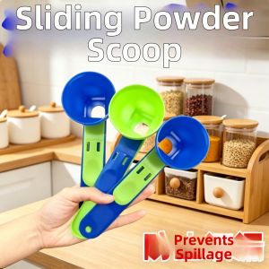 Multipurpose Sliding Dispenser Measuring Spoon