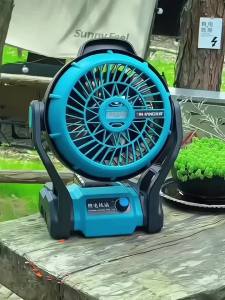 Lithium Battery Fan Industrial High Power Fan Cordless Fan 12 Inch Compatible Portable Rechargeable Fan Suitable for Camping and Home Office Infinitely Variable Speed