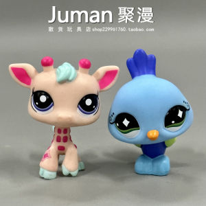 ของสะสมรูปปั้นกวางและลูกนกขนาดเล็กสไตล์วินเทจ ของตกแต่งโต๊ะทำงาน หัวขยับได้ มีสินค้าในสต็อกที่ไม่ใช่ของสะสม