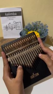 RIXTON Basic Kalimba Thumb 17 Key Acoustic Piano Mahogany Wood Finger Piano 17 Keys Kalimba(Basic Kalimba)