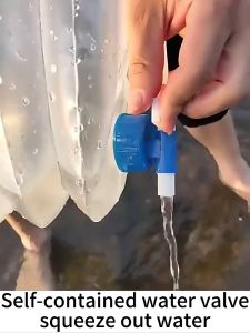 AKIRO HOME 5L/10L/15L Outdoor Camping Bottle Collapsible Foldable Water Container BPA-Free Water Tank Bekas Air 折叠水桶