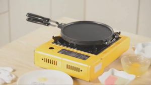 Egg Roll Machine Waffle Pan Egg oll Mode Double Sided Non Stick Pot Waffles for The Baking Pan Cake Bakeware Crispy Machine Omelet Mold Bakeware Tool Hand Waffle Maker Pan Tool