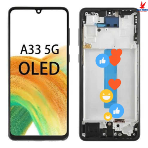 Màn hình Sam//Sung A33 4G/A33 5G Oled liền khung viền màu đen