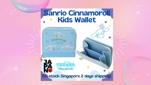 [Direct from Japan] Stock SG: 100% Sanrio Original Cinnamoroll Coin & Pass Case Kids wallet