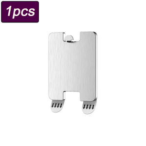 1/5pcs Stainless Steel Photo Frame Hook Strong Adhesive No Drilling Hooks Waterproof Seamless Removable Kitchen Bathroom Hook