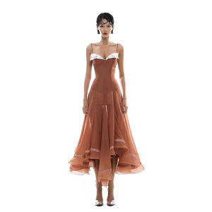 Vintage Romantic Style Long Dress