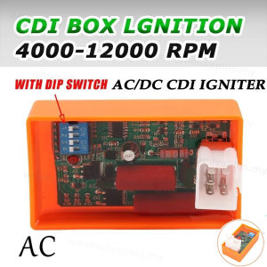 【24 hours delivery】4PCS AC 5 PIN POP100 Motorcycle CDI with DIP switch C100 EX5 Racing YX140 YX160 BIZ100 AT110 Speed limit 4000 - 12000 WAVE100