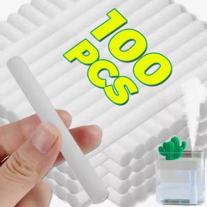 100pcs Wholesale Cotton Sponge Stick for Humidifier Filter Replacement Evenly Fogging Out Aroma Diffuser Mist Maker Air Humidifier