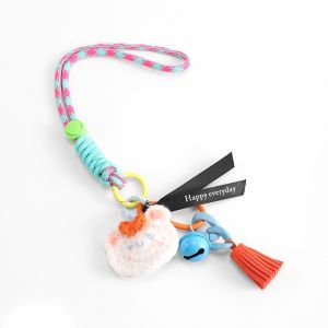 JINGQIAN | Smiley Face Bag Charm Keychain