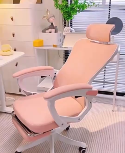 เก้าอี้ เก้าอี้อ่านหนังสือ ทำงาน เล่นเกม สำนักงาน นั่งสบายไม่ปวดหลัง เบาะผ้า ดีไซน์สวย ปรับได้ นั่งทำการบ้าน เก้าอี้เด็ก gaming chair เก้าอี้เกมมิ่ง