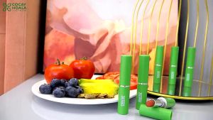 Son dưỡng hữu cơ hồng môi mềm mịn mọng nước giảm thâm môi 3M Nhà Lá - 1.5g