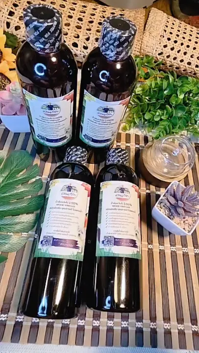 น้ำส้มควันไม้ OTOP สวนลุงวิชัย 0.5L ไล่ปลวกมด