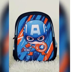 Kids High Quality Nylon Material Schoolbags Cartoon Designs Backpacks for Kids Boys and Girls