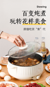 WE 3539 = 多功能电煮锅 Multi-function electric cooker ☞ 20cm