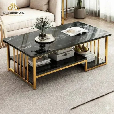 RJP FURNITURE Coffe Table MinimalistMeja Ruang Tamu Murah Serbaguna Estetik - Sagola Coffe Table