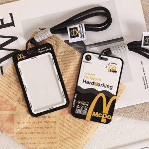 Vỏ Bảo Vệ Thẻ NFC McDonalds Electric Car Thẻ Công Sở Túi Đựng Thẻ Ăn Trưa Sáng Tạo Dây Đeo Thẻ Phụ Kiện Văn Phòng Phẩm
