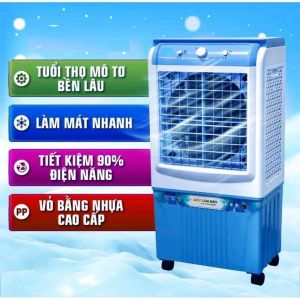 Quạt hơi nước 45 lít siêu tiết kiệm điện làm mát nhanh êm ái giảm 15 độ