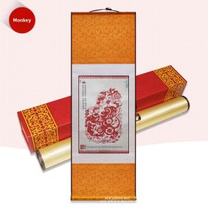 Chinese Style Zodiac Decorative Scroll