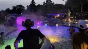 16 Colors Floating Pool Lights 40cm Large Inflatable Pool Beach Ball For Water Pool Party Outdoor Balloon LED Garden Ball Light