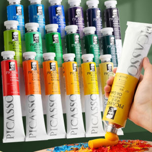 170ml LargeTubes Oil Paint High Saturation Non-Toxic Excellent Tinting Strength Mixable for Canvas Painting Artist Beginners DIY