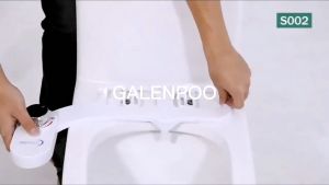 หัวฉีดล้างก้น (หัวฉีดคู่) อุปกรณ์ห้องน้ำ ฝักบัวฉีดก้น สายฉีดชำระก้น สายฉีดชำระ หัวฉีดชำระก้น ที่ฉีดล้างตูด ที่ฉีดก้นแบบติดตั้งในชักโครก พร้อมปุ่มปรับแรงดันน้ำ ติดตั้งง่าย สไตล์เสื้อที่ฉีดกู้