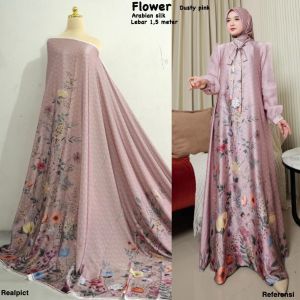 NEW kain arabian silk motif kizumi dan kayana | harga per setengah meter