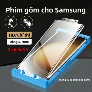 2 Miếng Dán Bảo Vệ Màn Hình Bằng Gốm Mềm Cho Samsung S24/S23ultra S22 S21 S20/Plus/S8/S9/S8+/S9+Note 10+ 20 Ultra Chống Gián Điệp Chống Vân Tay Chống Trầy Xước