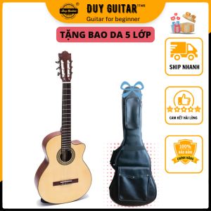 Đàn guitar classic Duy Guitar Store DC300J full solid gỗ Hồng đào thùng khuyết cho âm thanh vang sáng