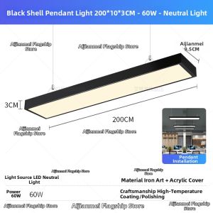AIJIANMEI | 4000K Commercial Pendant Light