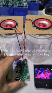 Loa toàn dải Bass dập cực chắc Tiếng hát to Treb hay nhiều màu cho ae lựa chọn. Dùng chế loa bluetooth - Điện tử hồng uyên