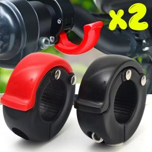 2PCS Motorcycle Helmet Hook Bag Hanger Grocery Holder Universal Scooter Hook E-Bike Bracket Accessories Multi Purpose Storage Gadget
