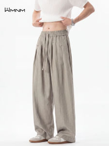 WMNM | Chevron Folded Chiffon Summer Loose Feel Mens Trousers