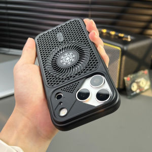for Magsafe 18 ProMax Heat Dissipation Phone Case for iPhone 18 17 16 15 Pro Max 18 Pro Ice Feeling Magnetic Shockproof PC Cover