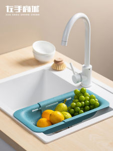 Giá Để Đồ Nhà Bếp Có Thể Mở Rộng Giá Để Rau Giá Để Bát Đĩa Giá Để Đồ Dùng Nhà Bếp Bằng Nhựa Thiết Bị Nhà Bếp Kiểu Scandinavia