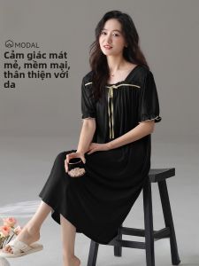 MiiOW | Đồ ngủ tay ngắn mùa hè MiiOW Cat Woman dành cho nữ bộ đồ ngủ mỏng thời trang cao cấp có thể mặc ngoài trời quần áo mặc nhà thường ngày