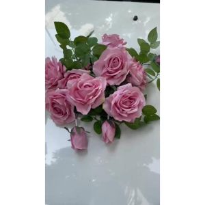 Dây leo hoa hồng giả - Size 180cm - Cây giả hoa lụa trang trí nhà cửa