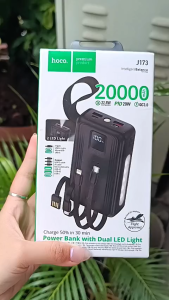 Pin Dự Phòng Hoco J173 20000Mah 22.5W Pd 20W Có Màn Hình Led Và 2 Đèn Led