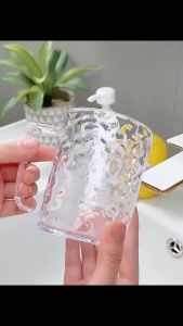 Cốc Đánh Răng Uống Nước Vân Pha Lê Nổi 3D Dung Tích 500ml Ly Đánh Răng Nhựa Cao Cấp-NIEVE