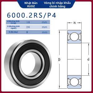 XUNDAZC | Bearing Nhỏ 6000 Z ZZ RZ 2RZ P5 N Đường kính trong 10mm Đường kính ngoài 26mm Độ dày 8mm